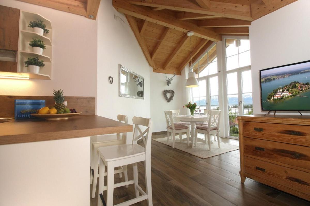 Haus Chiemsee-Blick Gstadt am Chiemsee Bagian luar foto