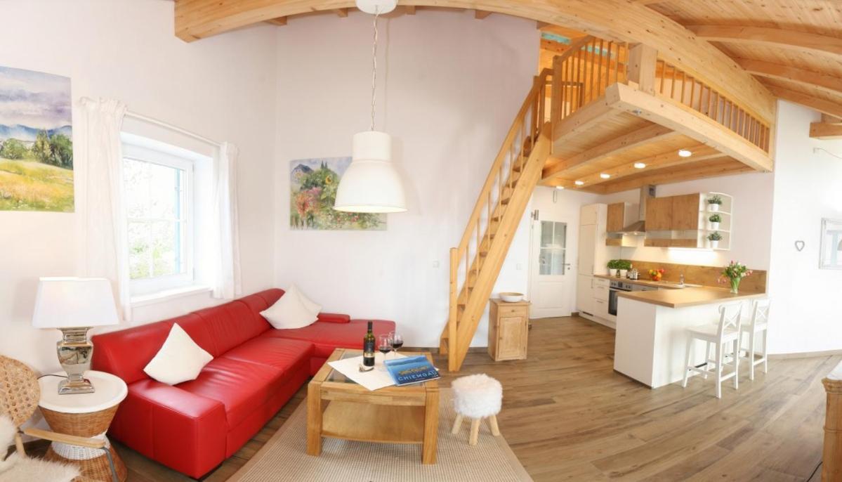 Haus Chiemsee-Blick Gstadt am Chiemsee Bagian luar foto