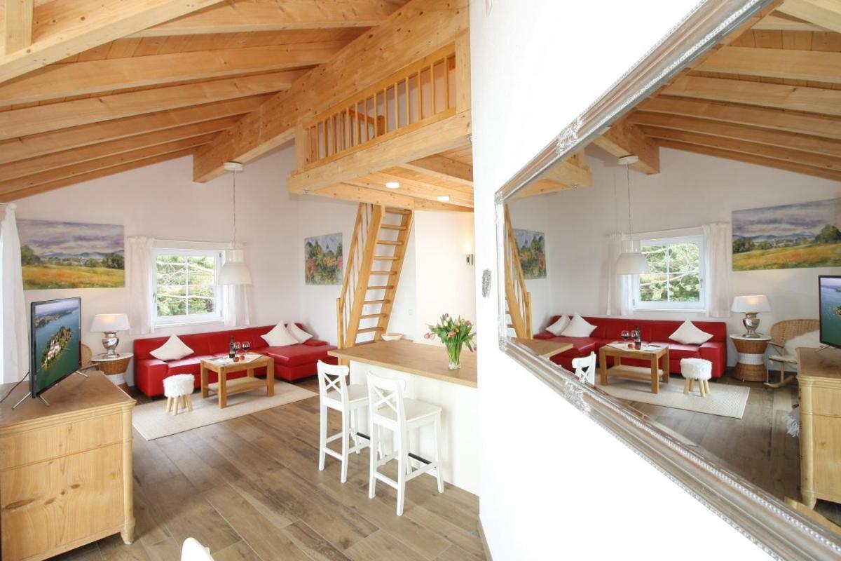 Haus Chiemsee-Blick Gstadt am Chiemsee Bagian luar foto